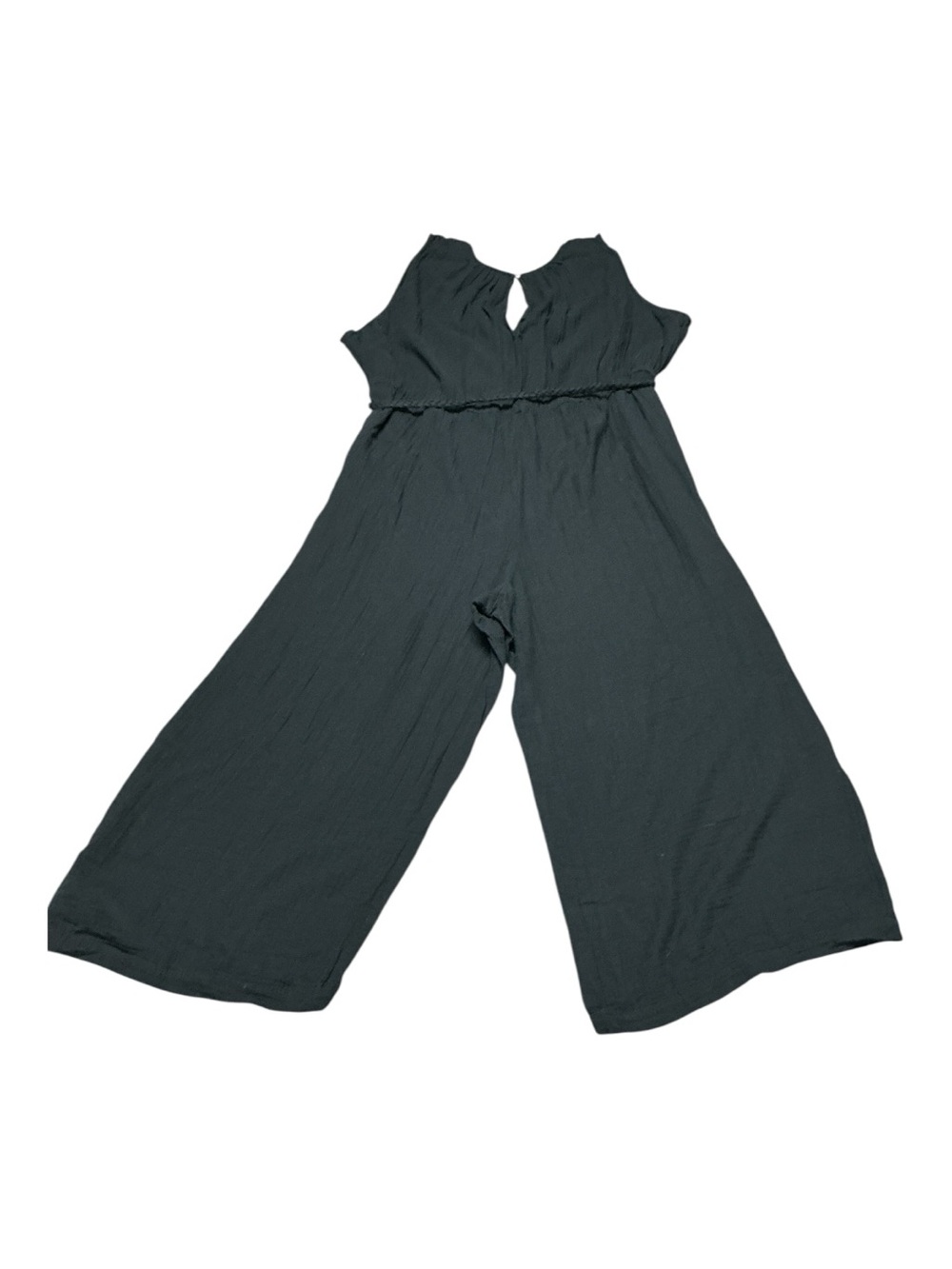 Universal Thread - NWT - Black Sleeveless V-Neck Jumpsuit with Braided Tie - Picture 4 of 5